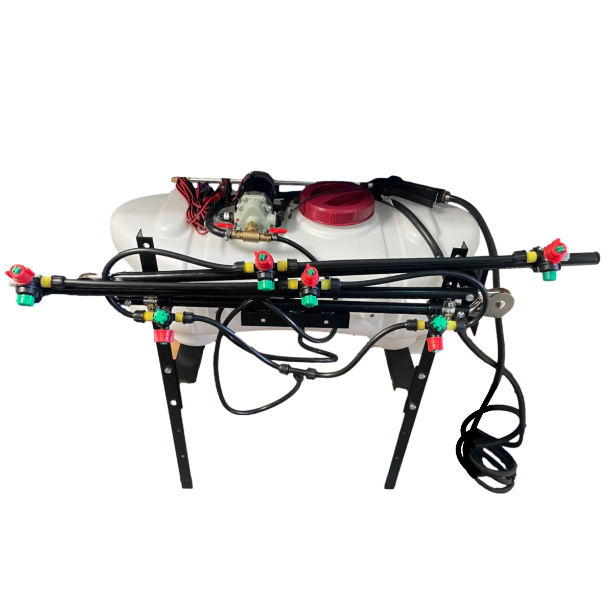 12v ATV Sprayer 60L w/ Folding 2.6m Boom & 5m Hand Lance