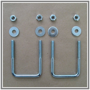 U-Bolt Hardware for 2" Square Post