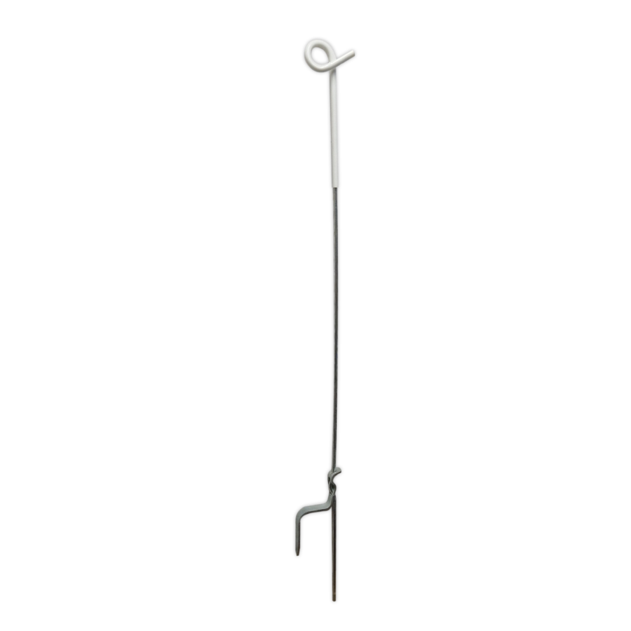 Pigtail Post 105cm 6mm Round Steel Post Heavy Duty (10x Pack)