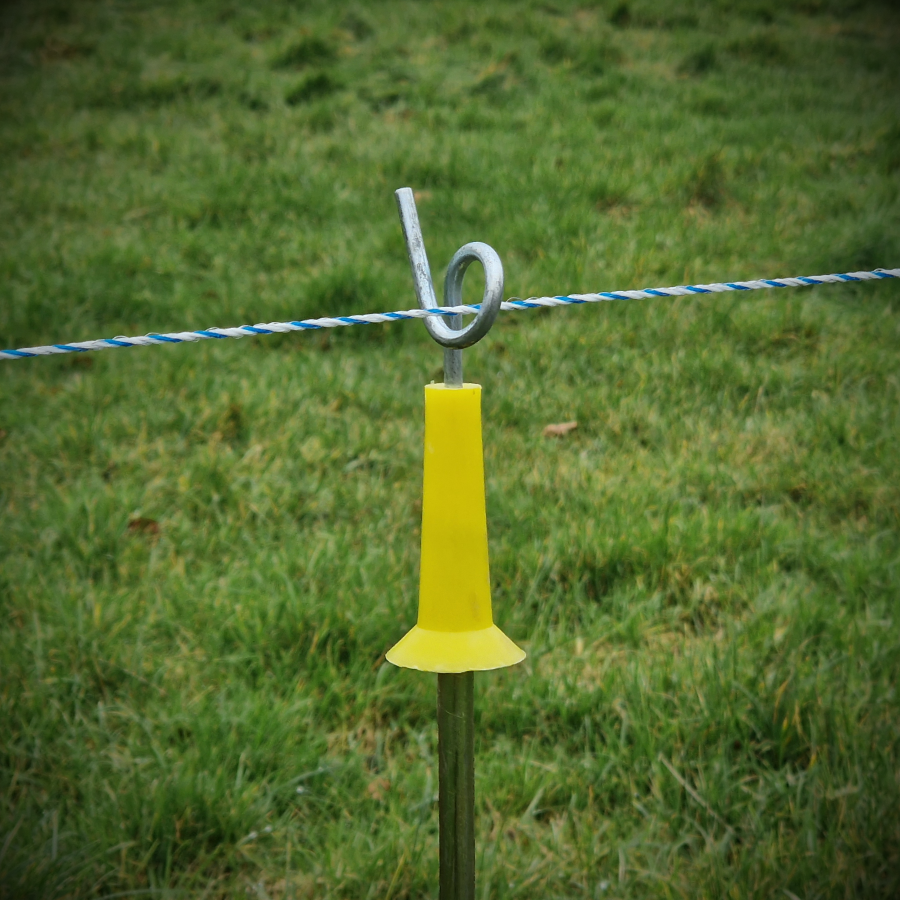 Pigtail Post 106cm 10mm Round Steel Post Heavy Duty