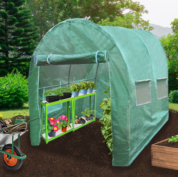 Polytunnel 25mm Frame, 4m x 2m, Includes Racking