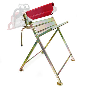 Foldable Saw Horse Wood Bench w/ Saw Holder