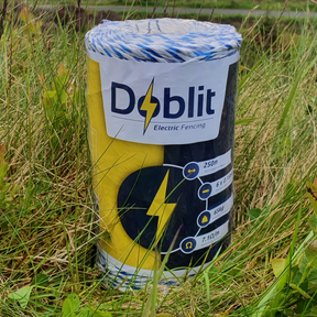 Doblit Blue & White 250m 6-Strand 3mm Poly Wire Conductor