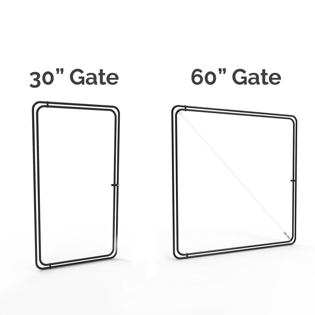 Light Duty Access Gate for Freestanding Cat Fence System