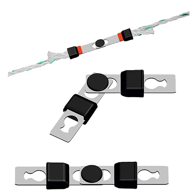 Litzclip Safety Link for Electric Rope up to Ø 6 mm (6-Pack)