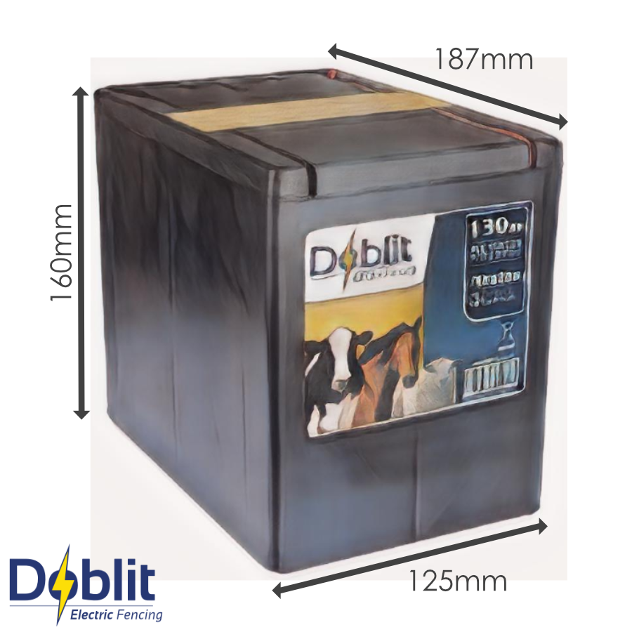 Doblit 9v 130Ah Energiser Battery Big Box Replacement Long Life Alkaline Dry Battery
