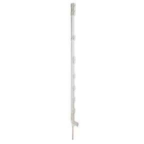 Doblit 105cm White Poly Post 3ft Electric Fencing Plastic Fence Stake