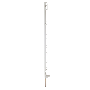 Doblit 105cm White Poly Post 3ft Electric Fencing Plastic Fence Stake