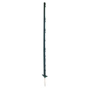 Doblit 156cm Poly Posts Heavy Duty Plastic Stake with 14 Insulators & Double Sided Step (Green)