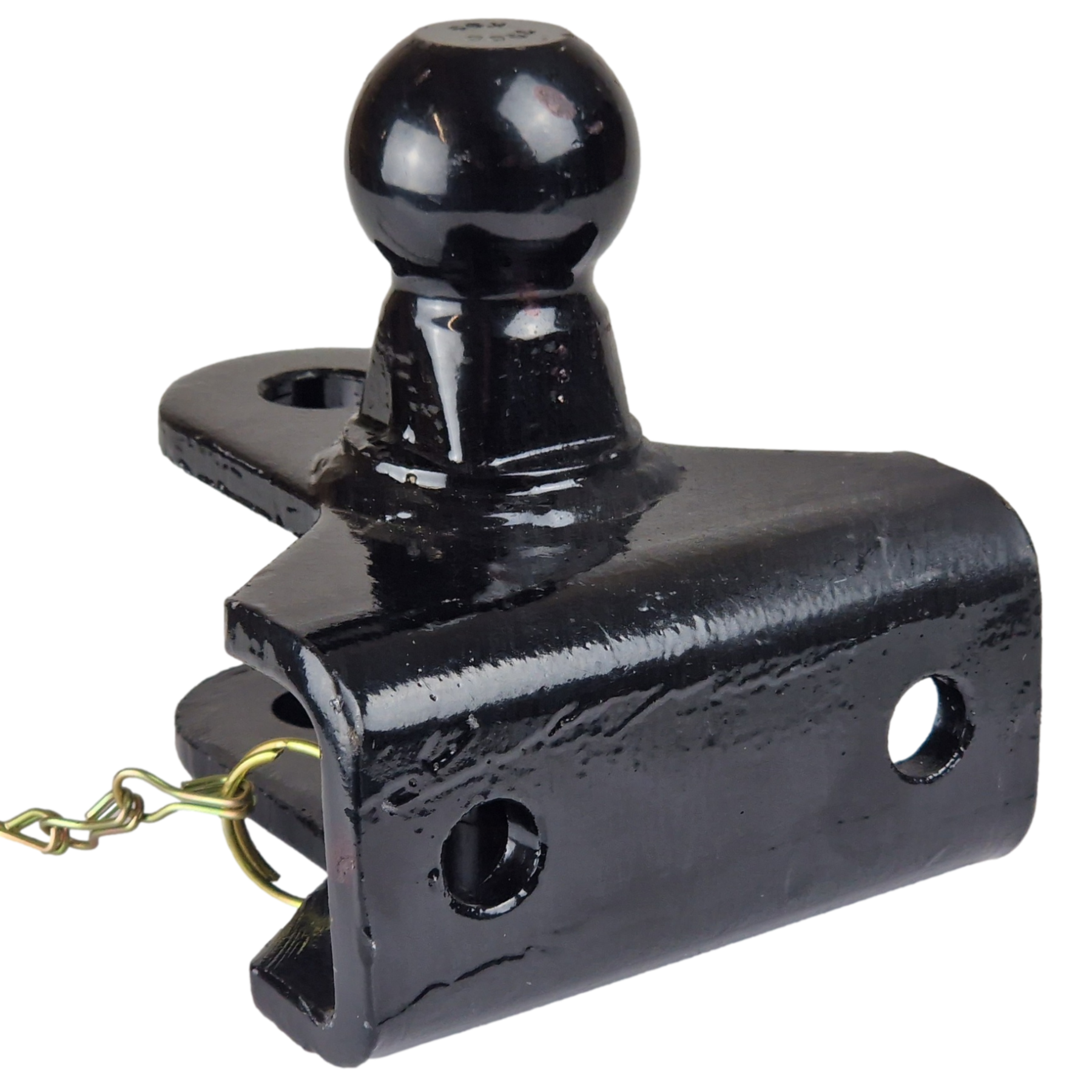 Dual Tow Ball Hitch Mount 50mm Ball & 22mm Pin Coupling Heavy Duty Towing 2500kg