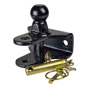 Dual Tow Ball Hitch Mount 50mm Ball & 22mm Pin Coupling Heavy Duty Towing 2500kg