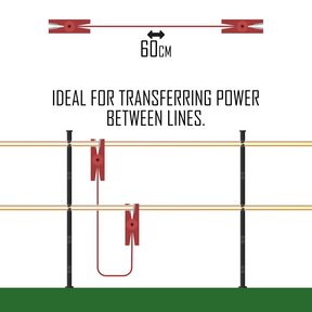 Fence to Fence Connector Lead Multi-Line Connection 60cm
