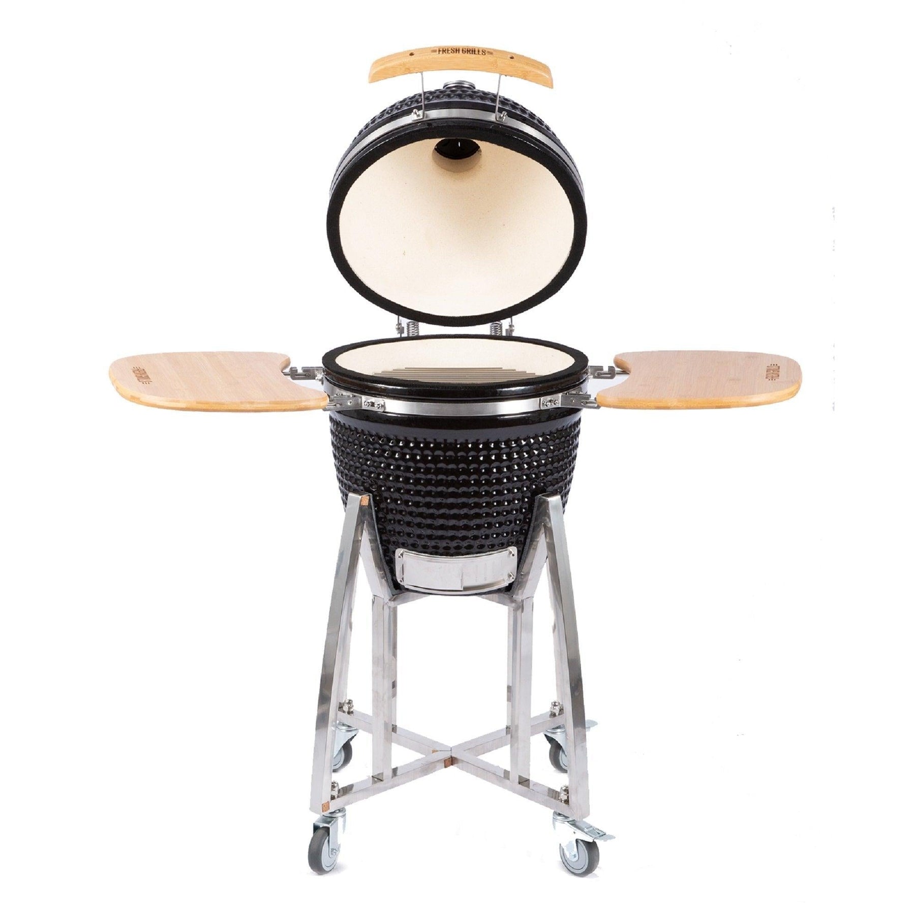 Fresh Grills Kamado Charcoal BBQ Grill, 18-Inch Maxi
