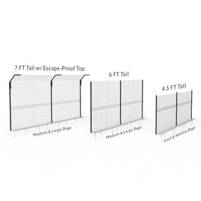 Freestanding DIY Dog Fence System