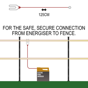 Doblit Live Lead Replacement Fence Connection 125cm Red