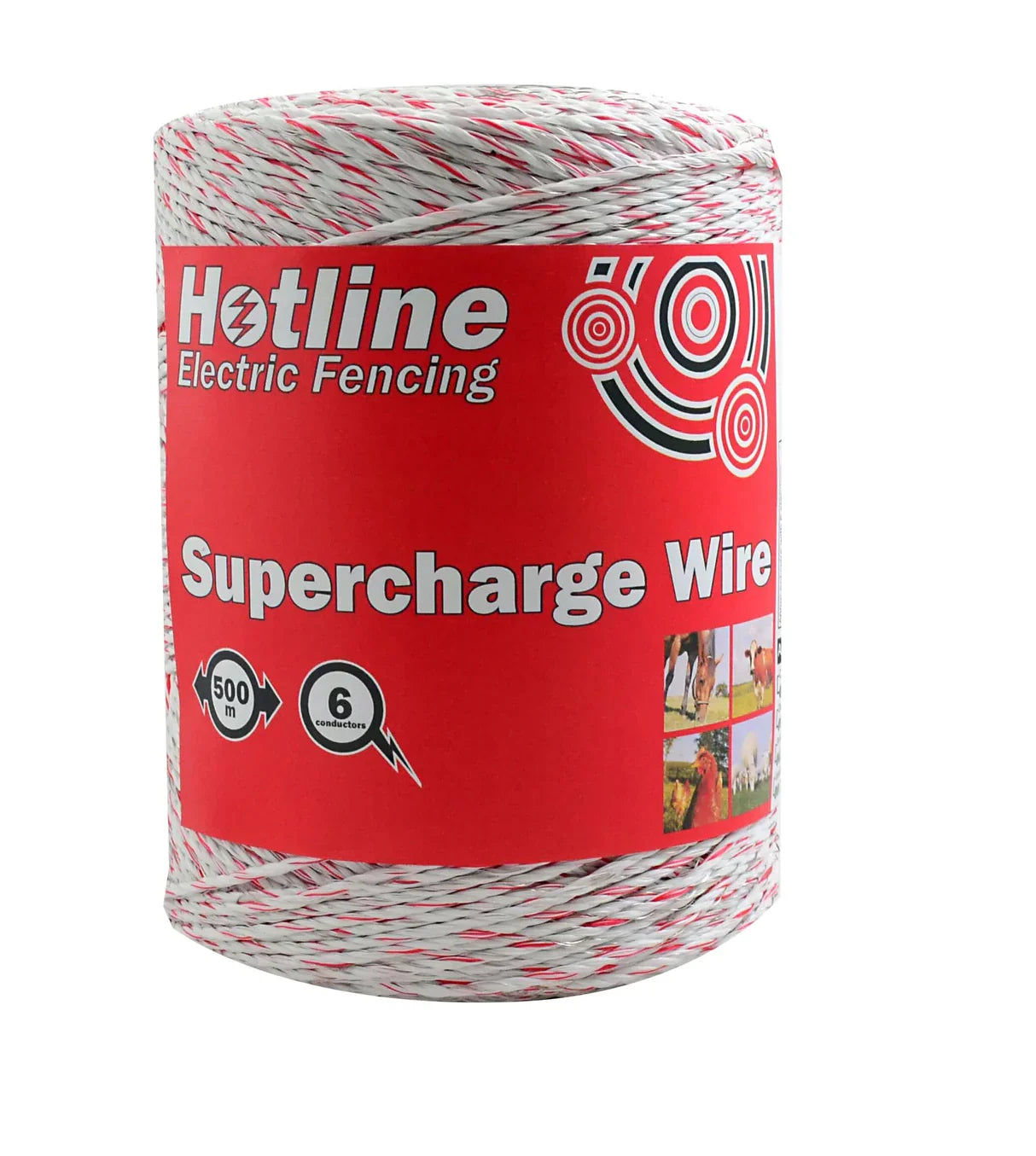 Hotline Supercharge 6 strand electric fence wire