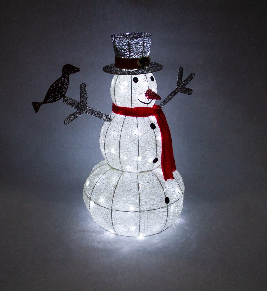 LED Light-Up Snowman Decoration