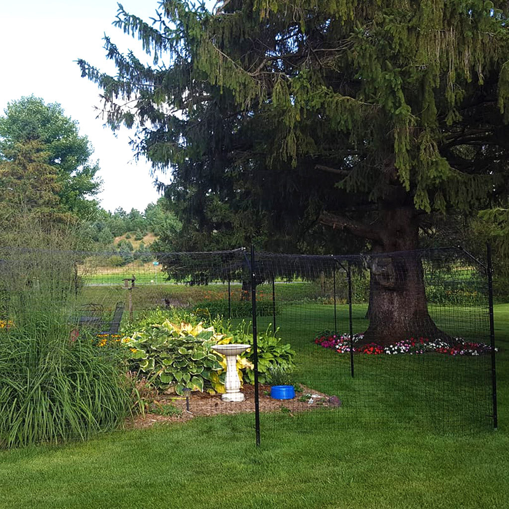 Free-Standing Cat Fence Enclosure System