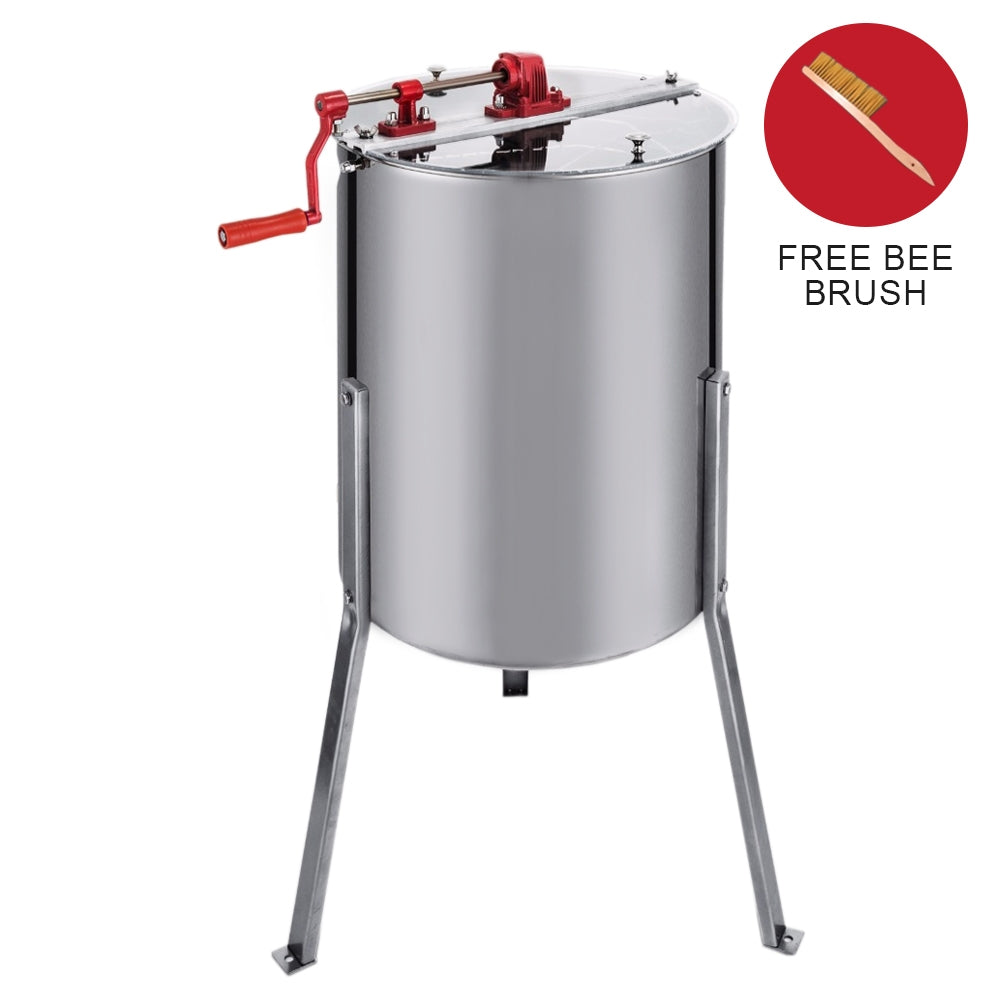 Manual Honey Extractor for Beekeeping - Hand-Cranked Honey Harvesting Tool
