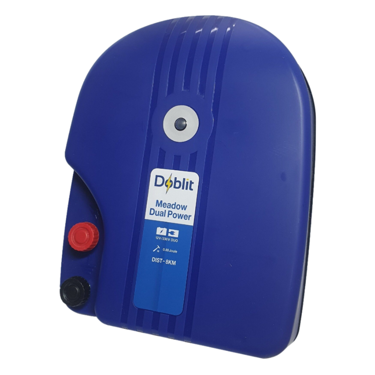 Doblit "Meadow" Dual Power Electric Fence Energiser 0.8J Up to 8km Mains & Battery Operated