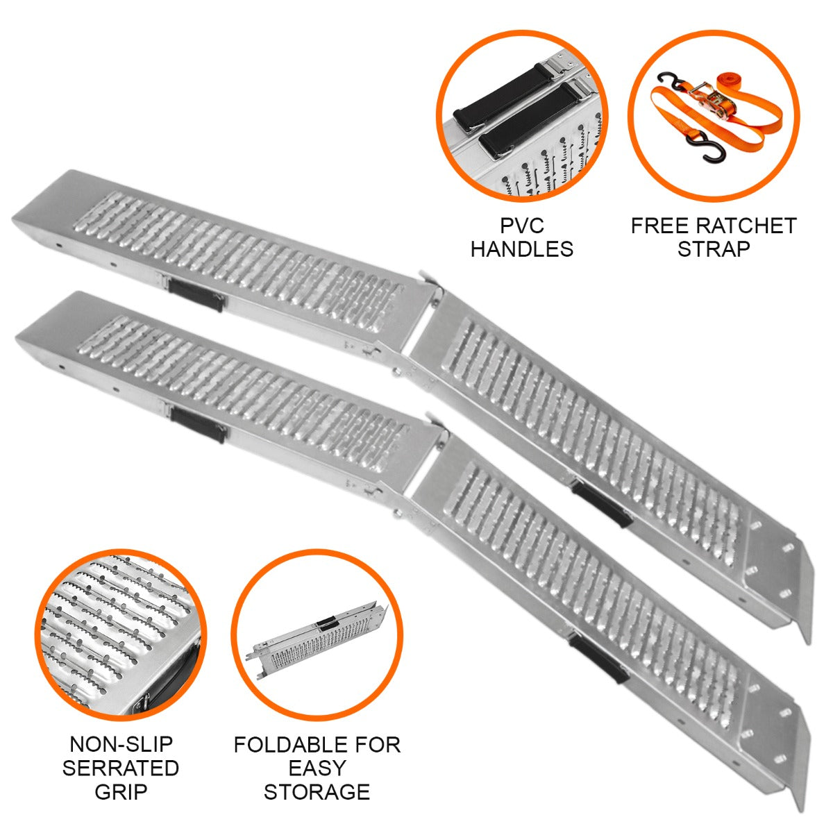 T-Mech Foldable Motorcycle Ramps