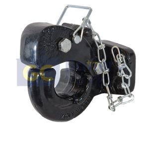 NATO Pintle Hook Tow Hitch Heavy Duty Trailer Mount For Lunette Ring - 5000kg