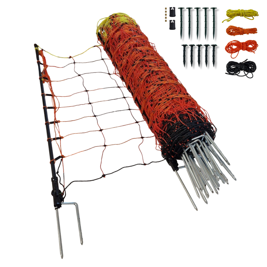 Doblit Sheep Netting Double Pegged 90cm, 50m Orange
