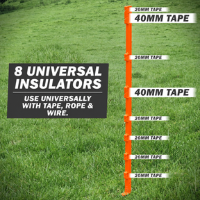 Doblit 105cm Orange Poly Post 3ft Electric Fencing Plastic Fence Stake