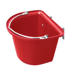 12L Tournament Feeding Manger Hanging Feed Bucket Equine Horse Stable Trough with Carry Handle and Mounting Bracket