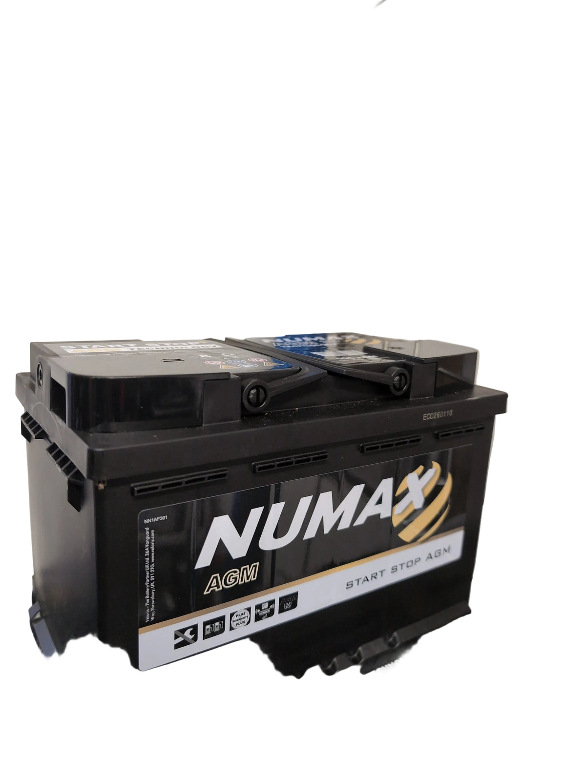 096 Numax AGM Car Battery 12V 70Ah 760EN