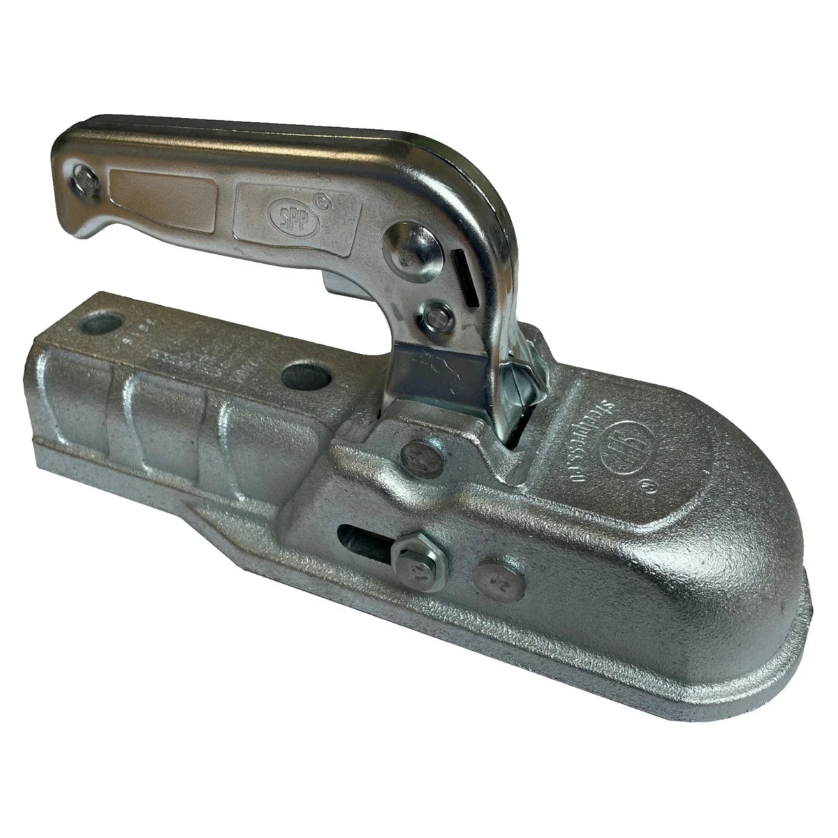 Trailer Hitch 1200kg Cast - 50mm Ball Reciever - EMarked - For 60mm Drawbar