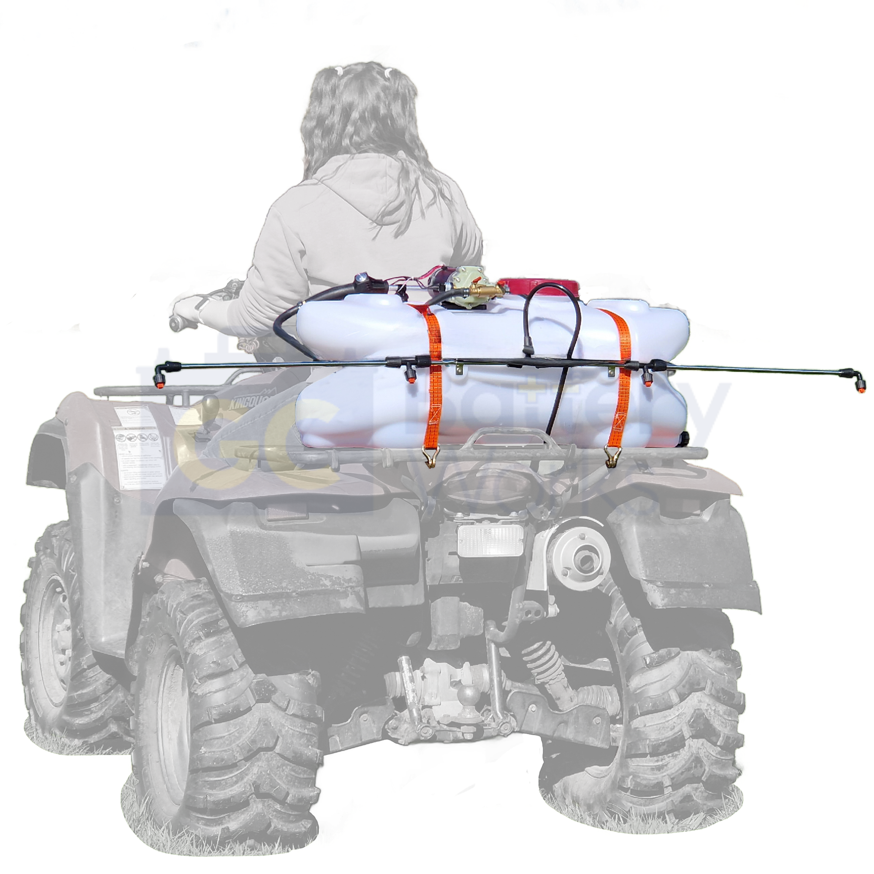 ATV Sprayer 60L w/ 12v Pump, 1.6m Boom & 5m Hand Lance