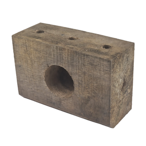 Timber Bearing Block 220x145x90 - Oak Wood Block - To suit Twose Land Roller (Pair)