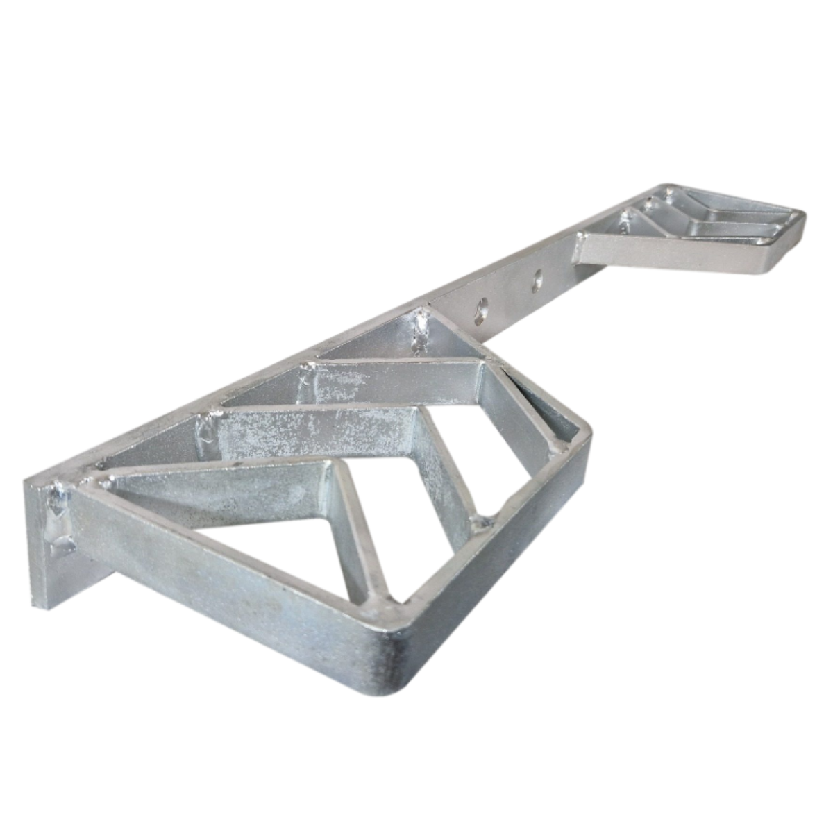 Rear Bumper Step Thread Board Tow Hitch Step Tow Bar Tail Gate - 750x150mm BZP