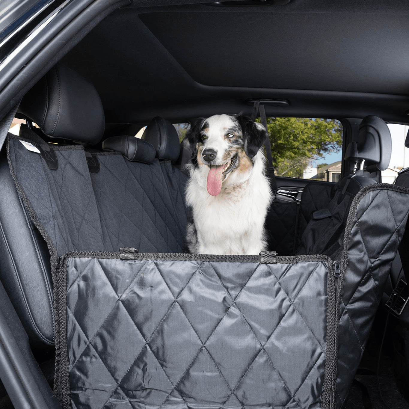 Dog Seat Covers - Rear Seat Cover with Hammock