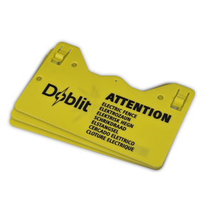 Doblit Warning Sign Hazard Clip-On EU Compliant 160x260mm