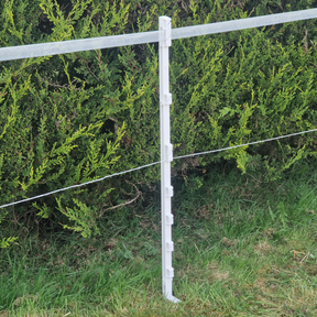 Doblit 105cm White Poly Post 3ft Electric Fencing Plastic Fence Stake