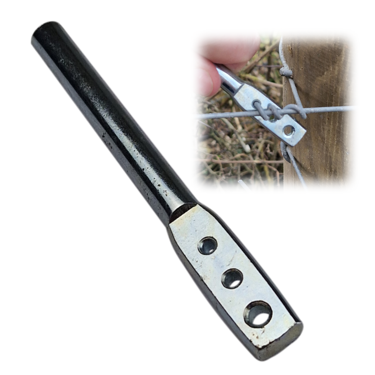 Wire Twister Quick Twist Tying Tool Up to 5mm Diameter -Stock Fencing, Sheep Net Wire, High Tensile Wire, Tying Wire